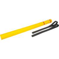 Polyethylene Bollard Cover, 4-1/2" Dia. x 64" L, Red/Yellow M & M Nord Ouest Inc