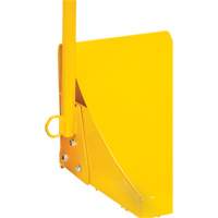 Ice Chock with Ergonomic Handle, Steel, Yellow, 8-1/16" W x 10-5/8" D x 8-13/16" H M & M Nord Ouest Inc