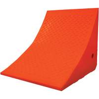 70 Ton Large Equipment Wheel Chock, Urethane, Orange M & M Nord Ouest Inc