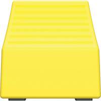 Cale de roue ultra-robuste pour l'exploitation mini&egrave;re Checkers Safety sans support, PEHD, Jaune, 14-1/2" la x 17-1/2" p x 16" h M & M Nord Ouest Inc