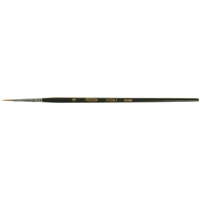 Pinceau d'artiste, Largeur de la brosse de 1/16", Martre rouge, Manche &agrave; Bois M & M Nord Ouest Inc