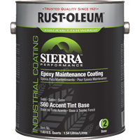 Sierra Performance S60 Water-Based Epoxy Maintenance Coating Accent Base, Gallon, Tint Base M & M Nord Ouest Inc