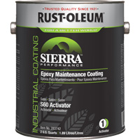 Sierra S60 Water-Based Epoxy Maintenance Coating Part 1 Activator, Gallon M & M Nord Ouest Inc
