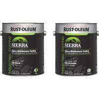 Sierra S60 Water-Based Epoxy Maintenance Coating Kit, Gallon, Black M & M Nord Ouest Inc
