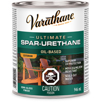 Rev&ecirc;tement &agrave; fini diamant pour bois Varathane, 946 ml, Transparent, Semi-brillant M & M Nord Ouest Inc