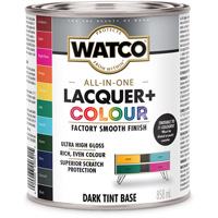 Composant de base fonc&eacute; pour finition laqu&eacute;e + couleur tout-en-un Watco, 946 ml, Base &agrave; teinte fonc&eacute;e, Tr&egrave;s brillant M & M Nord Ouest Inc