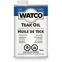 Huile de teck Watco, 946 ml, Transparent, Transparent M & M Nord Ouest Inc