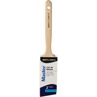 Brosse coup&eacute;e Master, Poly/nylon, Manche Bois, Largeur de 2" M & M Nord Ouest Inc