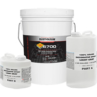 6700 100% Solids Decorative Epoxy, 3 gal., Epoxy-Based, High-Gloss, Grey M & M Nord Ouest Inc