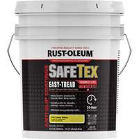SafeTex&reg; Easy-Tread Acrylic Coating, 4 gal., Water-Based, Flat/Textured, Yellow M & M Nord Ouest Inc