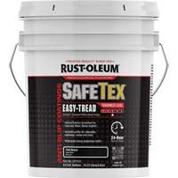 SafeTex&reg; Easy-Tread Acrylic Coating, 4 gal., Water-Based, Flat/Textured, Black M & M Nord Ouest Inc