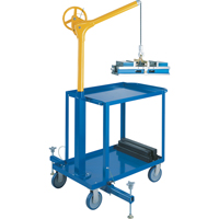 Hauts crochets élévateurs industriels avec chariot mobile, Capacité 500 lb (0,25 tonne) LS954 | M & M Nord Ouest Inc