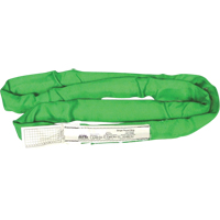 &eacute;lingues rondes, Vert, 2" la x 4' lo, 6000 lb Charge verticale M & M Nord Ouest Inc