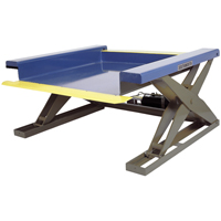 Hydraulic Floor-Height Scissor Lift Tables, Steel, 2000 lbs. Capacity LT586 | M & M Nord Ouest Inc