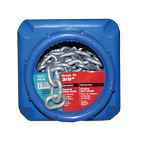 Chaînes galvanis&eacute;es par immersion &agrave; chaud, Acier au carbone, 3/8" x 45' (13,7 m) l, Calibre 30, Charge d'utilisation 2650 lb (1,325 tonne) M & M Nord Ouest Inc