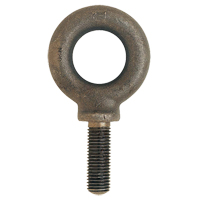Eye Bolt, 54 mm Dia., 38 mm L, Uncoated Natural Finish, 2266 lbs. (1.133 tons) Capacity M & M Nord Ouest Inc