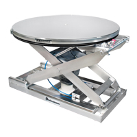 Positionneur pour palette &agrave; nivellement automatique EZ Loader SS - 100% acier inoxydable, 43" lo x 43" la, Capacit&eacute; 4000 lb M & M Nord Ouest Inc