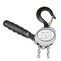 Mini Lever Hoist, 5' Lift, 500 lbs. (0.25 tons) Capacity, Zinc Plated Chain M & M Nord Ouest Inc