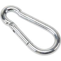 Zinc Plated Snap Hook, 500 lbs (0.25 tons) Working Load Limit, 5/16" Size, 1/2" Eye LW275 | M & M Nord Ouest Inc