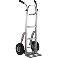 Knocked Down Hand Truck, Dual Handle, Aluminum, 48" Height, 500 lbs. Capacity M & M Nord Ouest Inc