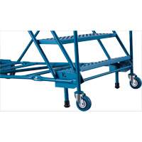 CSA-Certified Rolling Step Ladder with Locking Step, 8 Steps, 30" Step Width, 72" Platform Height, Steel M & M Nord Ouest Inc