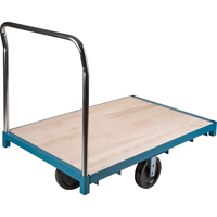 Heavy-Duty Platform Truck, 48" L x 24" W, 2500 lbs. Capacity, Nylon Casters M & M Nord Ouest Inc