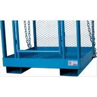 Nacelle &eacute;l&eacute;vatrice pour travail en hauteur, 48" x 48" x 72" h, Capacit&eacute; de 1000 lb, Acier M & M Nord Ouest Inc