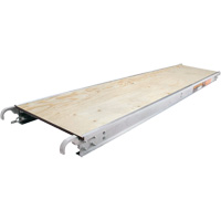 Plateformes de travail - Plancher en contreplaqu&eacute;, Bois, 7' lo x 19" la M & M Nord Ouest Inc