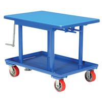 Hydraulic Lift Table, 24" L x 36" W, Steel, 2000 lbs. Capacity M & M Nord Ouest Inc