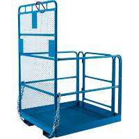 Nacelle &eacute;l&eacute;vatrice pour travail en hauteur, 48" x 48" x 72" h, Capacit&eacute; de 1000 lb, Acier M & M Nord Ouest Inc