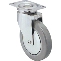 Caster, Swivel, 3" (76 mm), Rubber, 125 lbs. (57 kg.) M & M Nord Ouest Inc