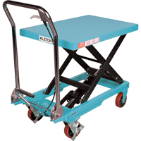 Heavy-Duty Hydraulic Scissor Lift Table, 32" L x 19-3/4" W, Steel, 660 lbs. Capacity M & M Nord Ouest Inc