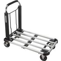 Chariots &agrave; plateforme pliants, Aluminium, 300 lb, 28" lo x 16" la, Hauteur 32" M & M Nord Ouest Inc