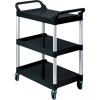 Service Cart, 3 Tiers, 19" x 38" x 34", 200 lbs. Capacity M & M Nord Ouest Inc