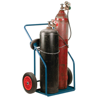 Chariots pour bouteilles de gaz, Roues Caoutchouc, Base de , 1000 lb M & M Nord Ouest Inc