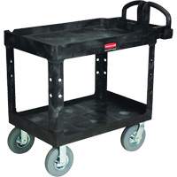 Heavy-Duty Utility Cart, 2 Tiers, 25-1/4" x 37-1/8 x 36-3/8", 500 lbs. Capacity M & M Nord Ouest Inc