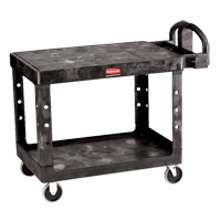 Flat Shelf Heavy Duty Utility Cart - 4525-00, 2 Tiers, 25-7/8" x 33-3/10" x 43-9/10", 500 lbs. Capacity M & M Nord Ouest Inc