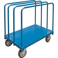 Single Level Rails Heavy-Duty Panel Mover Truck, 60" x 30" x 45", 2500 lbs. Capacity M & M Nord Ouest Inc