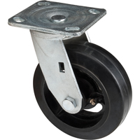Mold-on Caster, Swivel, 6" (152.4 mm), Rubber, 550 lbs. (249 kg.) M & M Nord Ouest Inc