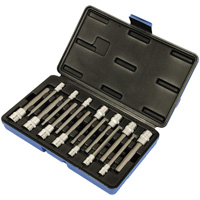 SAE/Metric Socket Set, Hex, 1/4"/3/8" Drive, 14 Pcs M & M Nord Ouest Inc