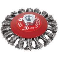 Brosse conique &agrave; fils torsad&eacute;s BK520T, Dia. 5", Arbre 5/8-11 M & M Nord Ouest Inc