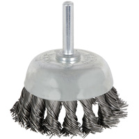 Brosse boisseau &agrave; fils nou&eacute;s torsad&eacute;s mont&eacute; sur mandrin 8046, 1-1/8" dia. M & M Nord Ouest Inc