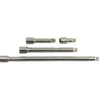 Extension Bar Set, 3/8" Drive, Chrome Finish, 4 Pcs M & M Nord Ouest Inc