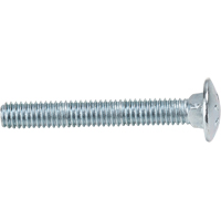 Carriage Bolt, Standard, 5/16" x 3" L, Zinc Cr+3, Coarse M & M Nord Ouest Inc