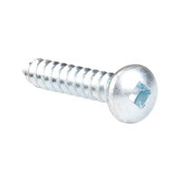 Tapping Screw Pan Head, #12 x 1-1/4" L, Zinc Plated M & M Nord Ouest Inc