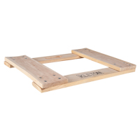 Cadre de socle roulant en bois dur, Roues en Non compris, Capacit&eacute; de 900 lb, 18" la x 24" p x 1,5" h M & M Nord Ouest Inc