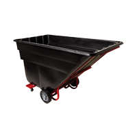 Tilt Truck, Polyethylene, 1-1/2 cu. yd., 1200 lbs. Load Capacity M & M Nord Ouest Inc