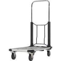 Fold-Up Platform Truck, Stainless Steel, 300 lbs., 28" L x 16" W, 33-1/2" High M & M Nord Ouest Inc