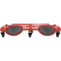 Rolling Knee Dolly, Plastic, Red, 350 lbs. Capacity M & M Nord Ouest Inc
