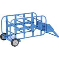 Chariot portatif pour mat&eacute;riaux bobin&eacute;s, Acier, 11 Montants, 19-1/2" la x 43-1/4" h x 17-1/2" p, Capacit&eacute; de 150 lb M & M Nord Ouest Inc